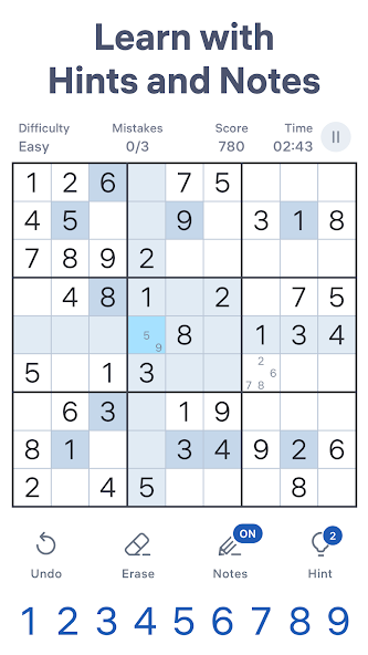 Sudoku.com - Classic Sudoku screenshot