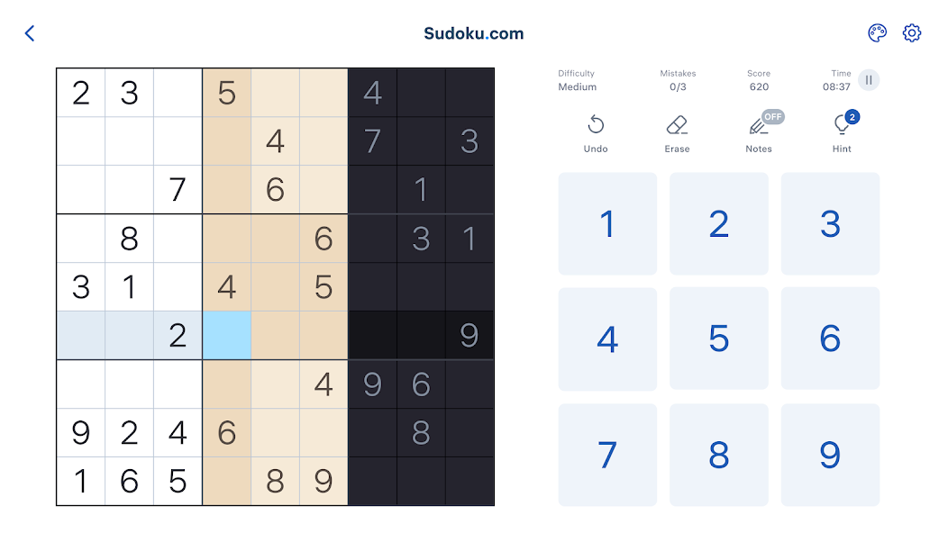 Sudoku.com - Classic Sudoku screenshot