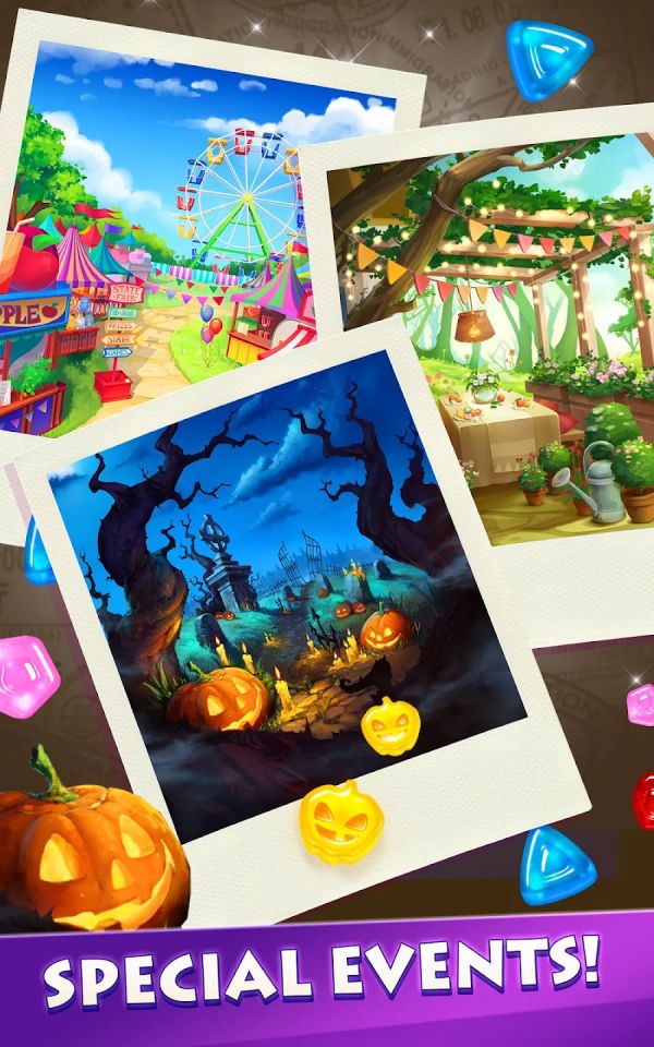 Gummy Drop! Match 3 to Build screenshot