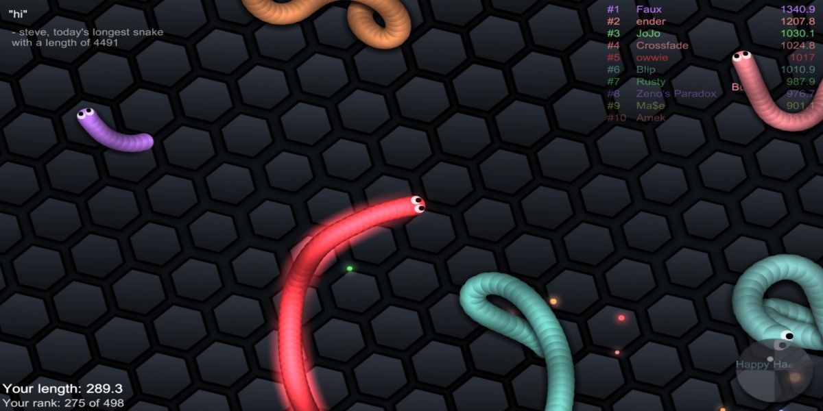 slither.io screenshot