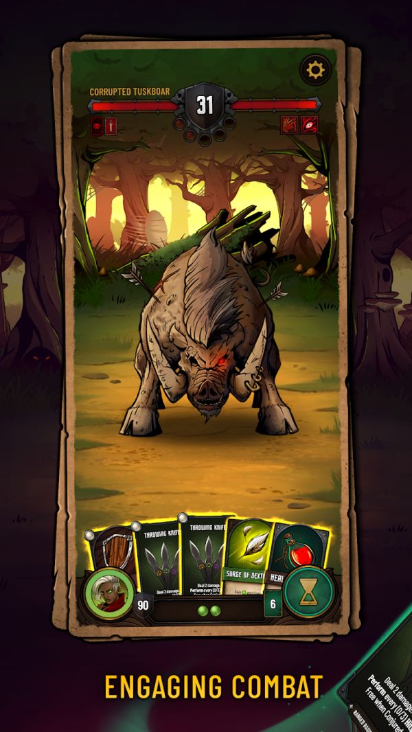 Dawncaster: Deckbuilding RPG screenshot