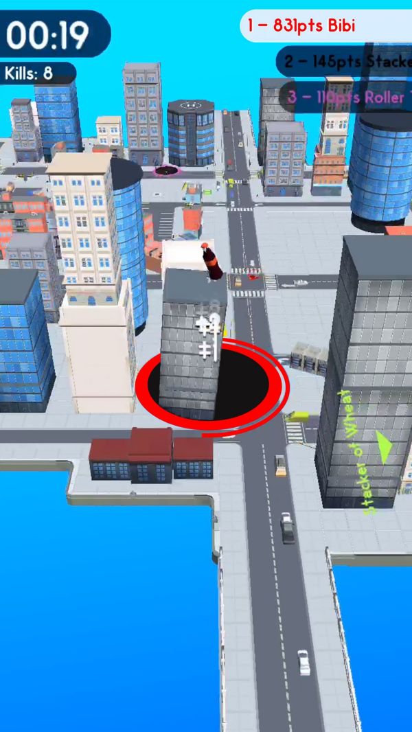 Hole.io screenshot