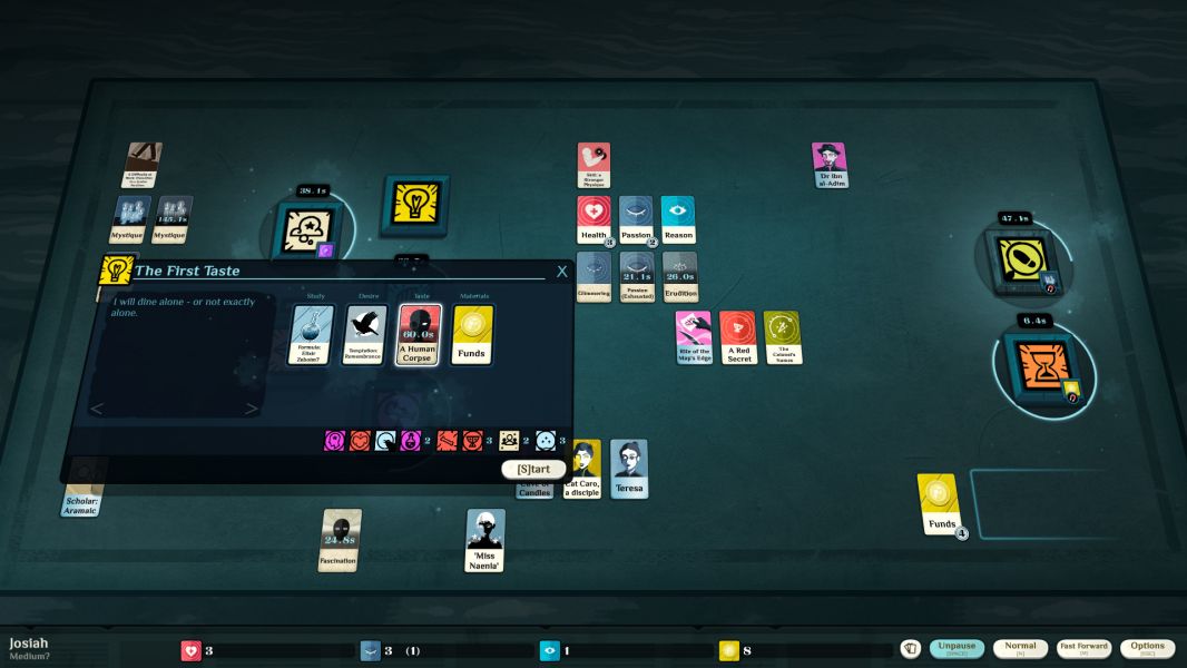 Cultist Simulator screenshot