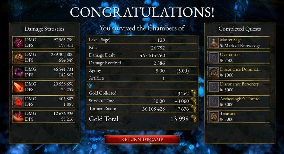 Halls of Torment: Premium screenshot