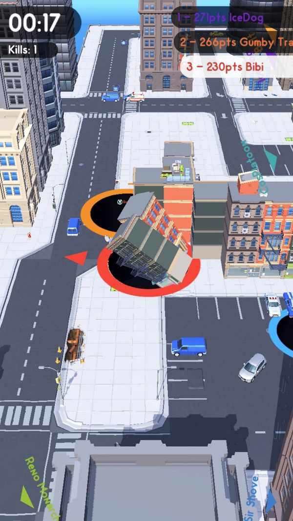 Hole.io screenshot