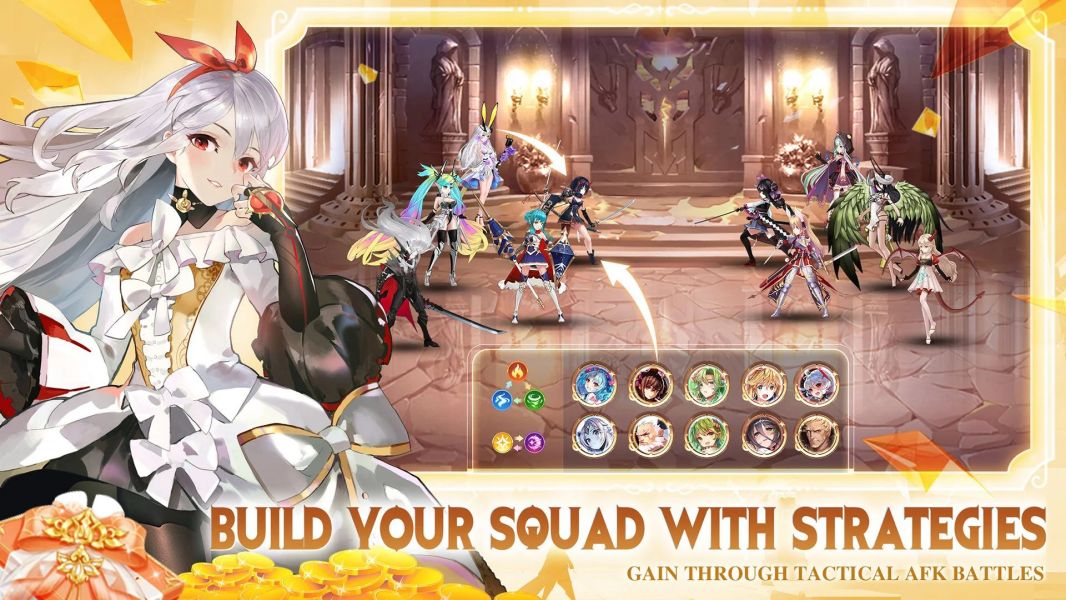 Girls' Connect: Idle RPG screenshot