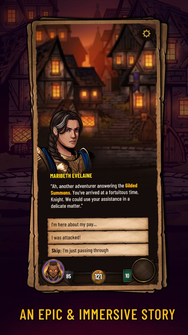 Dawncaster: Deckbuilding RPG screenshot
